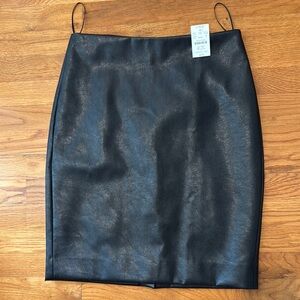 Black Leather Skirt